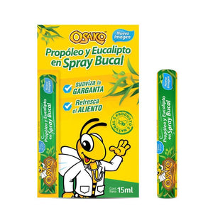 Spray Bucal con Propóleo y Eucalipto 15ml - Productos Osako
